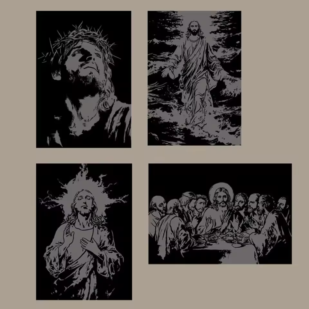 Cuadros Cristianos para Rascar